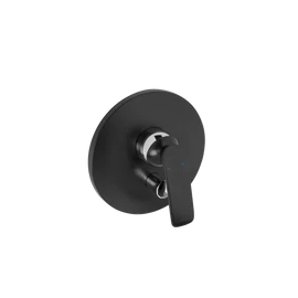 KLUDI Balance falsík alatti egykaros kád/zuhanycsap, mattfekete/króm 526508775 KLUDI Balance falsík alatti egykaros kád/zuhanycsap, mattfekete/króm 526508775