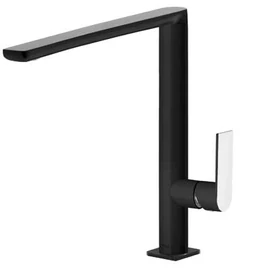 Tres Loft Colors egykaros, álló mosogató csaptelep fekete/króm 20044001NE Tres Loft Colors egykaros, álló mosogató csaptelep fekete/króm 20044001NE