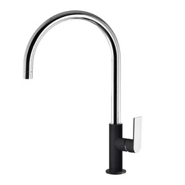 Tres Loft Colors egykaros, álló mosogató csaptelep fekete/króm 20044002NE Tres Loft Colors egykaros, álló mosogató csaptelep fekete/króm 20044002NE