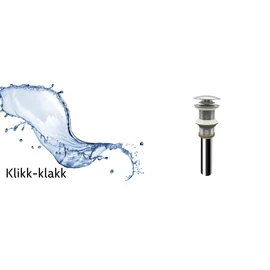 Wellis klikk-klakk leeresztő (túlfolyós mosdókhoz) WF00047