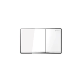 Geberit Omega60 kétmennyiséges öblítésű működtető nyomólap fehér üveg 115.081.SI.1