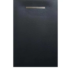 AREZZO design SOLIDSoft zuhanytálca 120x90 cm, ANTRACIT, egyenes lefolyóval AR-12090LINA