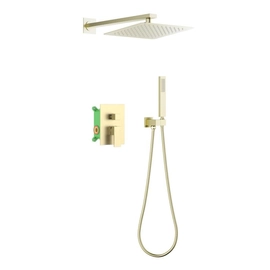 AREZZO design CUBEFIELD falsík alatti zuhanycsaptelep szett, arany AR-4405G