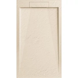 AREZZO design STONE pala hatású öntött márvány zuhanytálca, 120x90 cm-es, beige AR-DYT129LBG