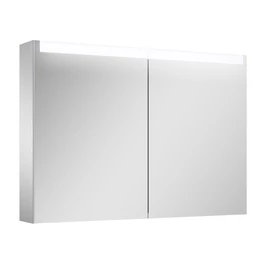 AREZZO design Tükrös szekrény 100, 2 ajtó + TECHNOBOX+ LED PANEL AR-168926