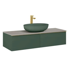 AREZZO design MONTEREY 120 cm-es alsószekrény 2 fiókkal matt zöld színben AR-169468 AREZZO design MONTEREY 120 cm-es alsószekrény 2 fiókkal matt zöld színben AR-169468