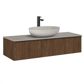 AREZZO design MONTEREY 120 cm-es alsószekrény 2 fiókkal Lincoln dió színben AR-169471