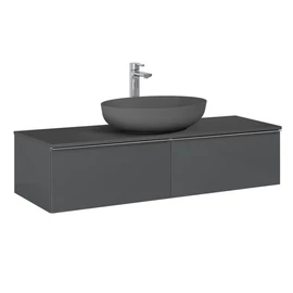 AREZZO design MONTEREY 160 cm-es alsószekrény 2 fiókkal Mf. antracit színben AR-169473