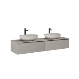 AREZZO design MONTEREY 160 cm-es alsószekrény 2 fiókkal matt beige színben AR-169476