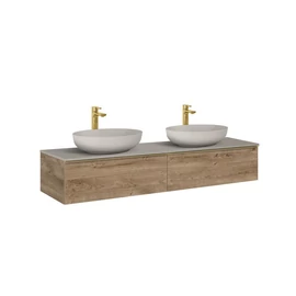 AREZZO design MONTEREY 160 cm-es alsószekrény 2 fiókkal Canela tölgy színben AR-169477