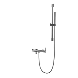 AREZZO design NOVA kádcsaptelep szett, szálcsiszolt gun metal AR-2104GM