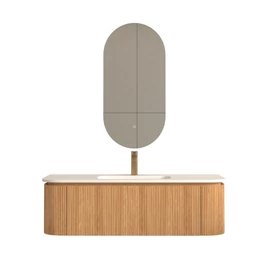 AREZZO design SIERRA 120 cm-es alsószekrény 1 fiók, 2 ajtó, tölgy AR-81879120LO