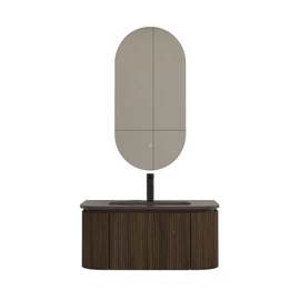 AREZZO design SIERRA 80 cm-es alsószekrény 1 fiók, 2 ajtó, dió AR-8187980BW