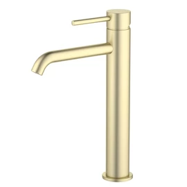 AREZZO design ASTRO magasított mosdócsaptelep, szálcsiszolt arany AR-90012BG