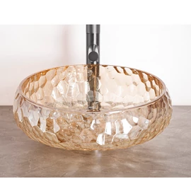 AREZZO design PRISMA ORA üvegmosdó, borostyán AR-M347O
