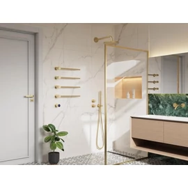 AREZZO design TUBELINE elektromos törölközőszárító radiátor, szálcsiszolt arany AR-TL45100BG AREZZO design TUBELINE elektromos törölközőszárító radiátor, szálcsiszolt arany AR-TL45100BG