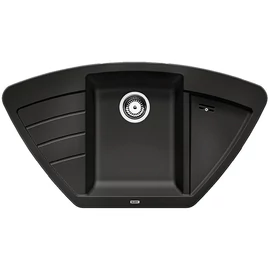 BLANCO ZIA 9E Silgranit mosogató szűrőkosárral (antracit, #514764)
