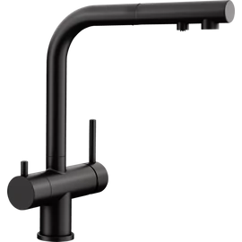 Blanco Fontas S II Filter egykaros konyhai csaptelep vízszűrővel, matt fekete 526672