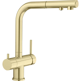 Blanco FONTAS-S II kihúzható fejes mosogató csaptelep satin gold 526694