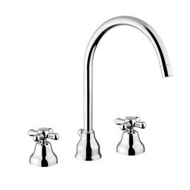 Bugnatese Old800 017CR Magas álló 3 üléses mosdócsaptelep leeresztővel CR/KRÓM Bugnatese Old800 017CR Magas álló 3 üléses mosdócsaptelep leeresztővel CR/KRÓM