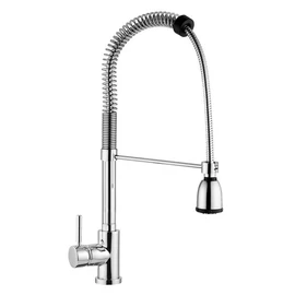 BUGNATESE Kobuk álló kihúzható zuhanyfejes mosogatócsaptelep 2291CR BUGNATESE Kobuk álló kihúzható zuhanyfejes mosogatócsaptelep 2291CR