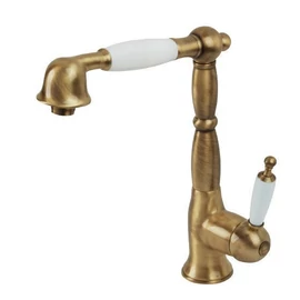 BUGNATESE Oxford álló kihúzható fejes mosogatócsaptelep bronz 6388BR BUGNATESE Oxford álló kihúzható fejes mosogatócsaptelep bronz 6388BR