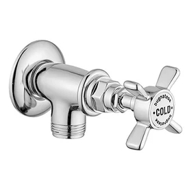 Bugnatese PRINCETON Sarokszelep 1/2-1/2" csatlakozású króm színben 858 Bugnatese PRINCETON Sarokszelep 1/2-1/2" csatlakozású króm színben 858