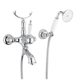 Bugnatese Oxford Termostatico 6303CR Termosztátos kádcsaptelep zuhanyszettel CR / KRÓM Bugnatese Oxford Termostatico 6303CR Termosztátos kádcsaptelep zuhanyszettel CR / KRÓM