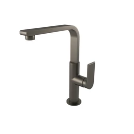 Bugnatese Simple álló tört kifolyós mosdó csaptelep leeresztővel, grafit fekete színben 6618GF Bugnatese Simple álló tört kifolyós mosdó csaptelep leeresztővel, grafit fekete színben 6618GF