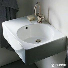 Duravit Scola univerzális 61,5x46 cm mosdó csaplyukkal jobbos medence 0685600011