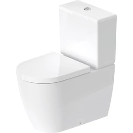 Duravit ME by Starck öblítőperemes monoblokk WC csésze 37x65 cm, WonderGliss bevonattal 21700900001
