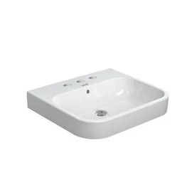 Duravit Happy D.2 60x50,5 cm bútorral aláépíthető mosdó csiszolt három csaplyukkal 2318600025 Duravit Happy D.2 60x50,5 cm bútorral aláépíthető mosdó csiszolt három csaplyukkal 2318600025
