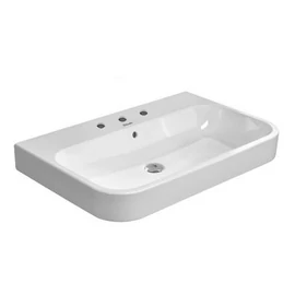 Duravit Happy D.2 65x50,5 cm bútorral aláépíthető mosdó három csaplyukkal 2318650030