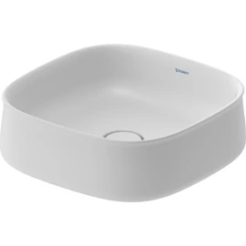 Duravit Zencha 42x42 cm-es ráültethető mosdó white satin matt 2373423279 Duravit Zencha 42x42 cm-es ráültethető mosdó white satin matt 2373423279