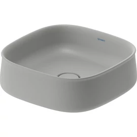 Duravit Zencha 42x42 cm-es ráültethető mosdó grey satin matt 2373426779 Duravit Zencha 42x42 cm-es ráültethető mosdó grey satin matt 2373426779