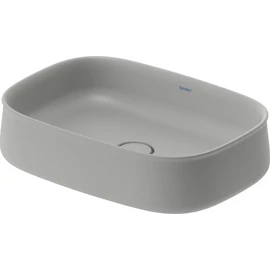 Duravit Zencha 55x39 cm-es ráültethető mosdó grey satin matt 2373556779 Duravit Zencha 55x39 cm-es ráültethető mosdó grey satin matt 2373556779