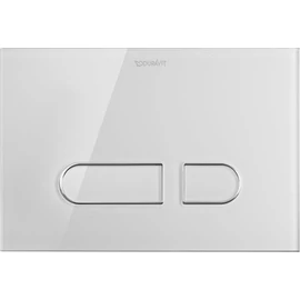Duravit DuraSystem A1 nyomólap, fehér üveg WD5002012000