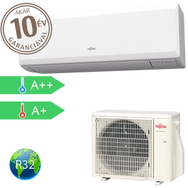 Fujitsu Eco ASYG09KPCE / AOYG09KPCA oldalfali split klíma (2.5 kW)