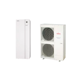 Fujitsu Waterstage High Power HPDUO 14/3F WGYK160DG9 / WOYK140LCTA levegő-víz osztott hőszivattyú, 190 literes HMV tartállyal, 3 fázisú, R410, (13,5kW) Fujitsu Waterstage High Power HPDUO 14/3F WGYK160DG9 / WOYK140LCTA levegő-víz osztott hőszivattyú, 190 literes HMV tartállyal, 3 fázisú, R410, (13,5kW)