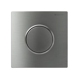 Geberit Sigma10 pneumatikus vizelde vezérlés, szálcsiszolt / fényes króm / szálcsiszolt rozsdamentes acél 116.015.SN.1