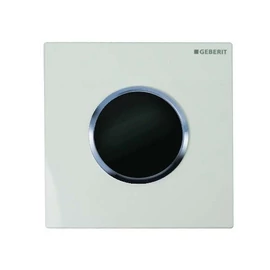 Geberit Sigma10 automata vizelde vezérlés, infravörös, hálózati fehér / fényes króm / fehér 116.025.KJ.1