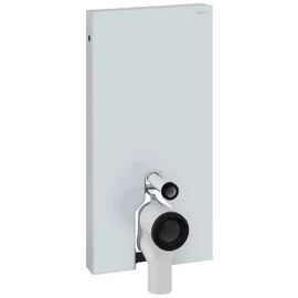 Geberit Monolith szanitermodul talpon álló WC-hez, 101 cm, fehér üveg 131.002.SI.5