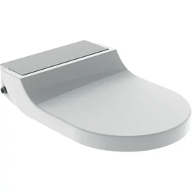 Geberit AquaClean Tuma Comfort WC kerámiára szerelhető berendezés, Szálcsiszolt rozsdamentes acél 146.273.FW.1