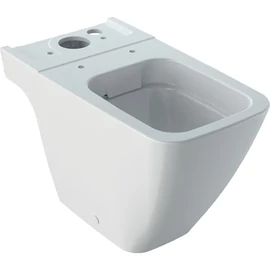 Geberit iCon Square álló WC falon kívüli öblítőtartályokhoz, monoblokkos, mélyöblítésű WC, zárt forma, Rimfree, Fehér 200930000