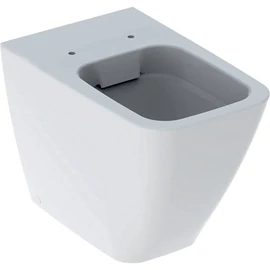 Geberit iCon Square álló WC, mélyöblítésű, alsó vagy hátsó kifolyású, falhoz illeszkedő, zárt forma, Rimfree, 56cm (211910000)