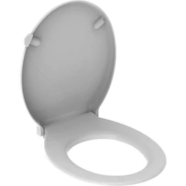 Geberit Selnova Comfort WC-ülőke akadálymentes, rozsdamentes acél, rögzítés alulról, fehér (500.133.00.1)