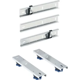 Geberit láb- és keresztelemkészlet akril zuhanytálcákhoz, 6-12 cm magas (2 db 42,5 cm hosszú keresztelem, 3 db 42,5 cm hosszú falielem, 4 db láb, 2 db rögzítőfül) (550.950.00.1)