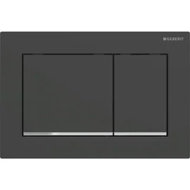Geberit Omega30 működtetőlap 2 mennyiséges öblítéshez, easy-to-clean, matt fekete/króm 115.080.14.1 Geberit Omega30 működtetőlap 2 mennyiséges öblítéshez, easy-to-clean, matt fekete/króm 115.080.14.1