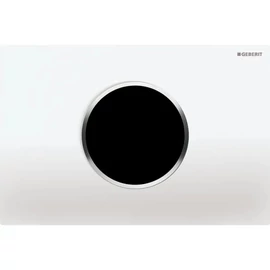 Geberit Sigma10 érintésmentes működtetőlap, WC öblítés elektronikus működtetéssel, hálózati, 2 mennyiséges öblítés, fehér/fényes króm 115.907.KJ.6