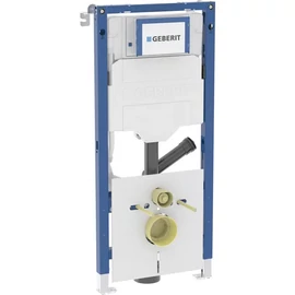 Geberit Duofix fali WC-szerelőelem, 112 cm, Sigma 12 cm-es falsík alatti öblítőtartállyal, csatlakozócsonkkal szagelszíváshoz 111.367.00.6
